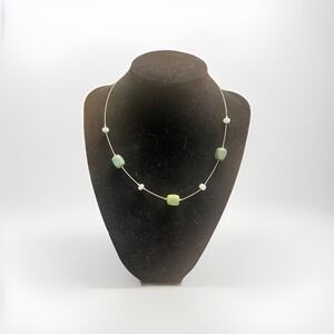 Silpada Sterling Silver Turquoise Chalcedony Choker Necklace 16" N1888‎